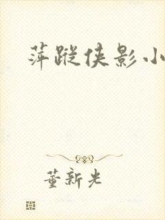萍踪侠影小说