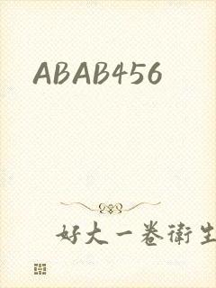 ABAB456封面