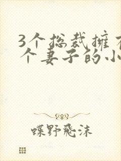 3个总裁拥有一个妻子的小说