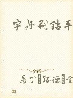 宇丹刷钻平台