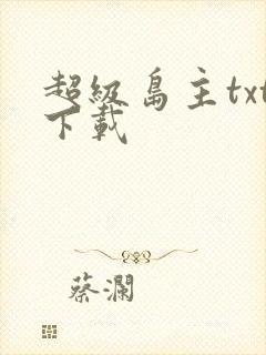 超级岛主txt下载封面