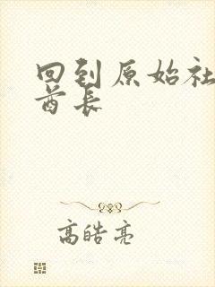 回到原始社会做酋长封面