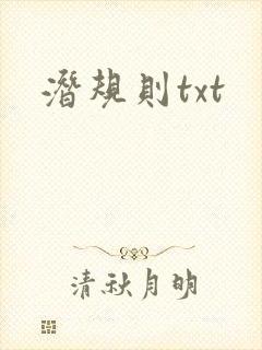 潜规则txt