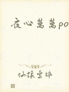 夜心万万po