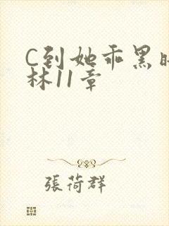 C到她乖黑暗森林11章封面
