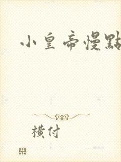 小皇帝慢点疼封面