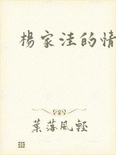 杨家洼的情事