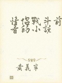 情侣战斗前适合看的小说封面
