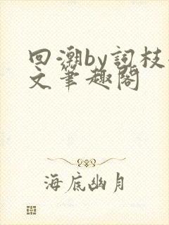 回潮by词枝全文笔趣阁封面