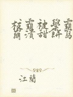 校霸被学霸玩到崩溃甜饼写手
