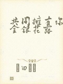 共同拥有你by金银花露