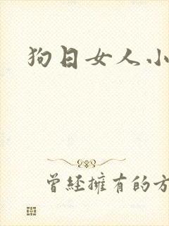 狗日女人小说