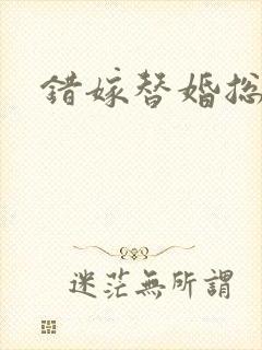 错嫁替婚总裁