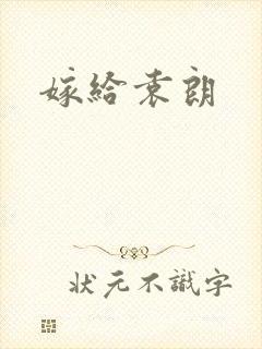 嫁给袁朗封面