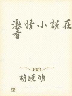 激情小说在线观看封面