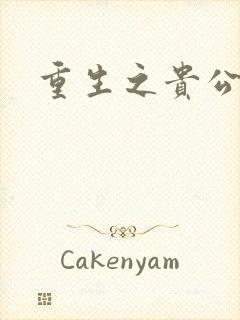 重生之贵公子