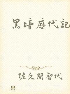 黑暗历代记封面