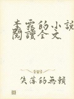 李霖的小说免费阅读全文