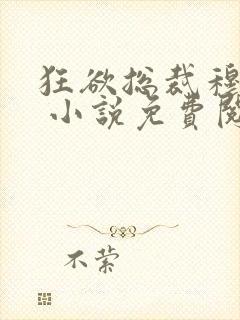 狂欲总裁穆非雪 小说免费阅读