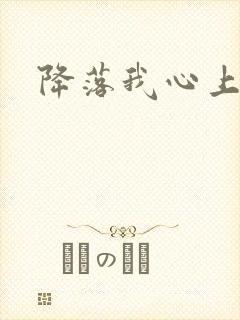 降落我心上