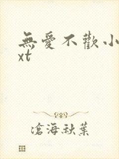 无爱不欢小说txt