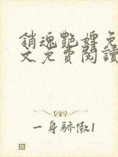 销魂艳婢免费全文免费阅读