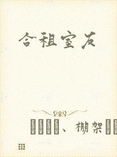 合租室友