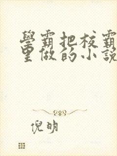 学霸把校霸往死里做的小说封面
