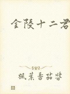 金陵十二君