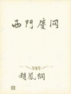 西门庆网封面
