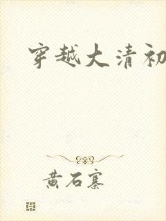 穿越大清初年