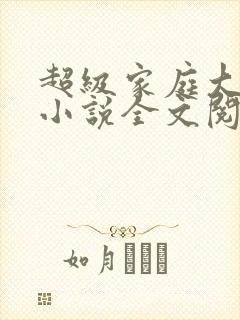 超级家庭大杂烩小说全文阅读