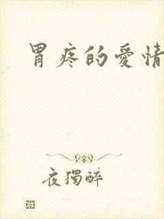 胃疼的爱情封面