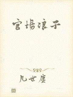 官场浪子封面