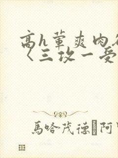 高h荤爽肉欲文〈三攻一受封面