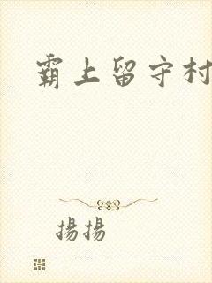 霸上留守村妇