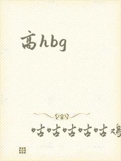 高hbg封面