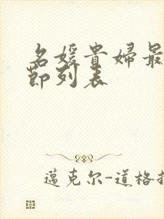 名媛贵妇最新章节列表