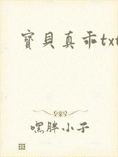 宝贝真乖txt封面