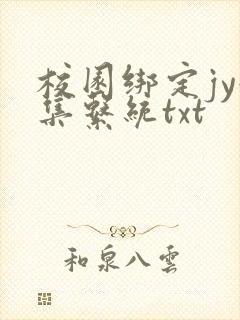 校园绑定jy收集系统txt封面
