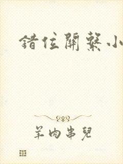 错位关系小说
