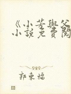 《小芳与父亲》小说免费阅读封面