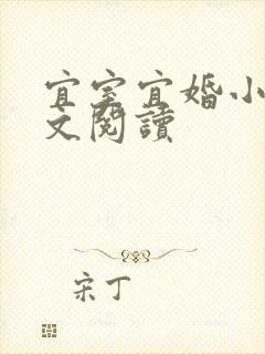 宜室宜婚小说全文阅读封面