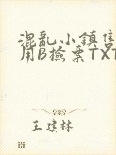 混乱小镇售票员用B检票TXT封面