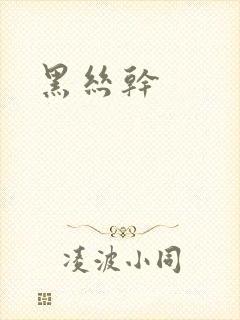 黑丝干