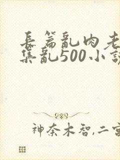 长篇乱肉老师合集乱500小说