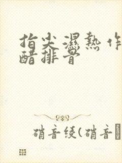 指尖湿热作者糖醋排骨