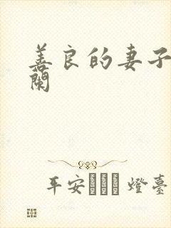 善良的妻子王晓兰