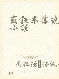 燕钗半落琥珀糖小说封面