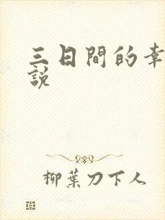 三日间的幸福小说